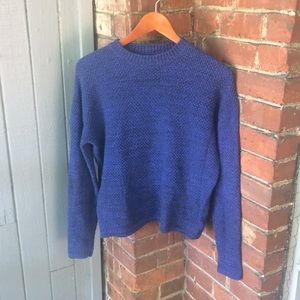 Minimum Blue Cotton Crewneck Sweater